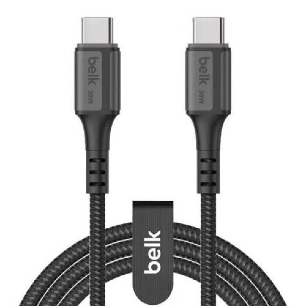 كيبل شاحن من شركة belk دبل تايب سي 60 w واط 1.2